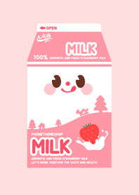 strawberry milk.....