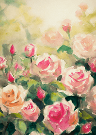 薔薇(バラ)の花の着せかえ(R4556)
