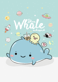 วาฬเกยตื้น สีฟ้าสดใส