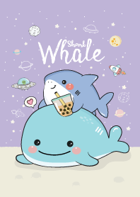 วาฬเกยตื้นกับฉลามน่ารัก : สีม่วง