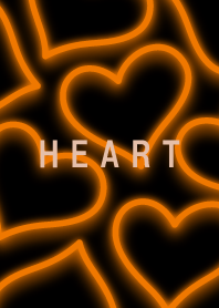 Neon Heart is Full Orange 30