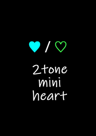2tone mini heart 13