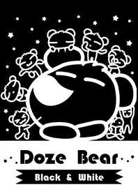 Doze Bear (Black & White)