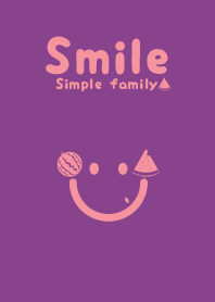 Smile & suika Amaranth purple