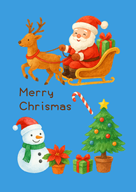 メリークリスマス（サニーブルー）