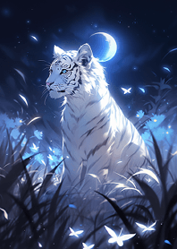 Moon and White Tiger