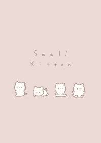 small kitten/pink beige