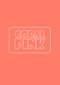[Simple coral pink theme]