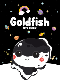 Goldfish Cutie Galaxy Black