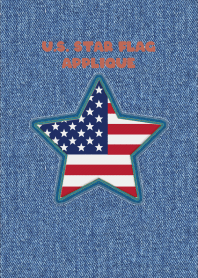 U.S. Star flag Applique 24