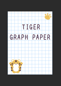 TIGER GRAPH PAPERj-CHARCOAL GREY