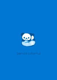 Panda colorful --- Blue