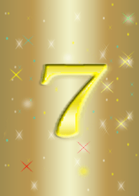 ラッキーセブン。7(ゴールド)