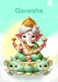 Ganesha Wednesday/green