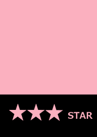 Simple star and pink from japan