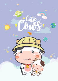 Cows Baby Galaxy Violet