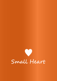 Small Heart *GlossyOrange 6*