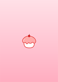 cute pink cupcake