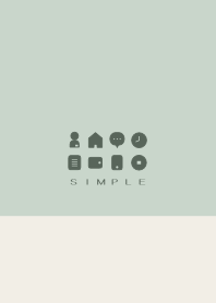 SIMPLE(beige green)V.1011