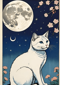 Cat under the Moon 5b79c2