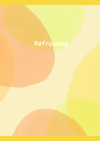 Watercolor bleed4 on yellow