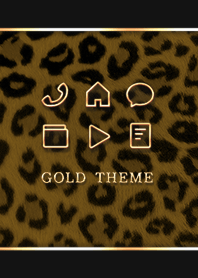GOLD x PANTHER PATTERN  - 01 F-33