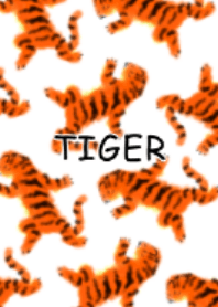 Watercolor tiger