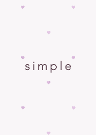simple heart. purple.