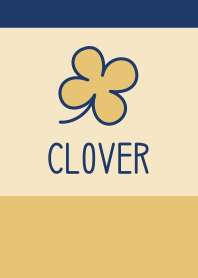 CLOVER2(navy blue&beige)