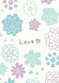 Northern Europe Flower and star8 Japan