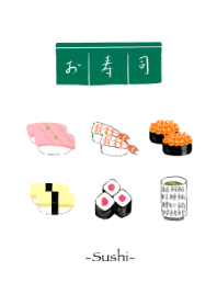 Delicious Japanese sushi