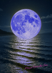 Moon over the sea / Moon Power / Puple