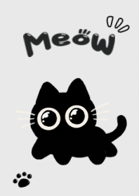 Cute Cat Meow Minimalist