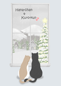 聖誕節 - Hana 醬 & Kuro 君的 Xmas