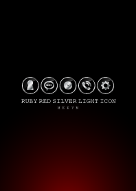 SILVER LIGHT ICON THEME -Ruby Red-