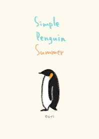 シンプル 大人のペンギン - サマー -