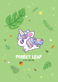 Unicorn Forest Leaf Cutie