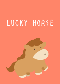 LUCKY HORSE THEME/APRICOT COLOR