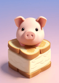 Bread and Cute Pig 4ghl