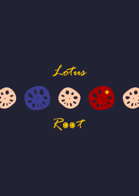 [R] Lotus Garden 02 + Navy |os