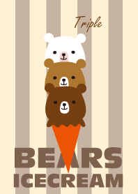 BEARS ICECREAM CHOCOLATE