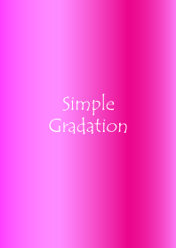 Simple Gradation -GlossyPink 28-