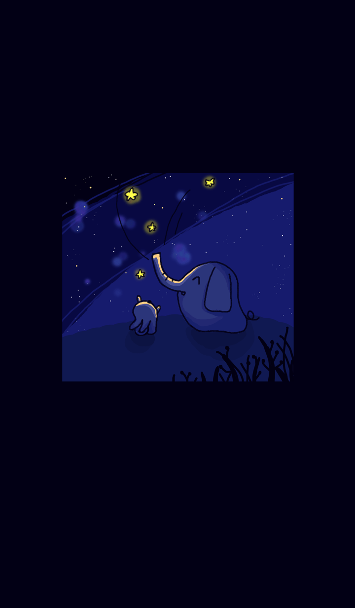 Elephant giving a star