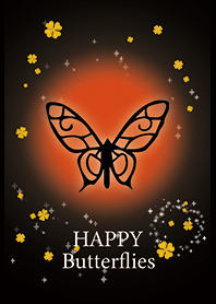 Red : Happy butterflies