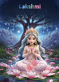 Goddess Lakshmi blesses you with