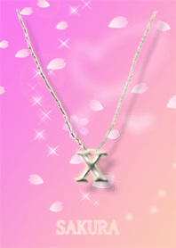 initial X(cherry blossoms)