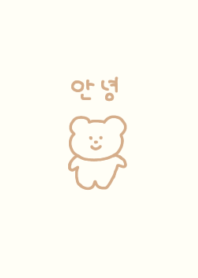 korea bear:)yellowbeige