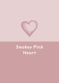 Simple Smoky Pink Heart