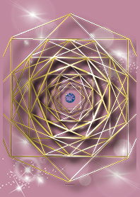 Black Pink : March iolite & octagon