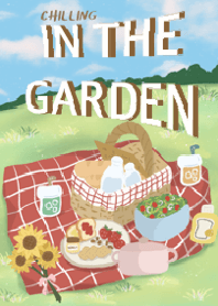 Chilling in the garden